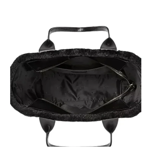 NWT Kate Spade Jett Faux Shearling Tote. - Picture 5 of 12